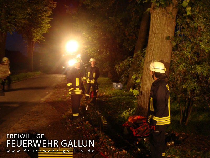 Ausbildung mit der Feuerwehr Brusendorf